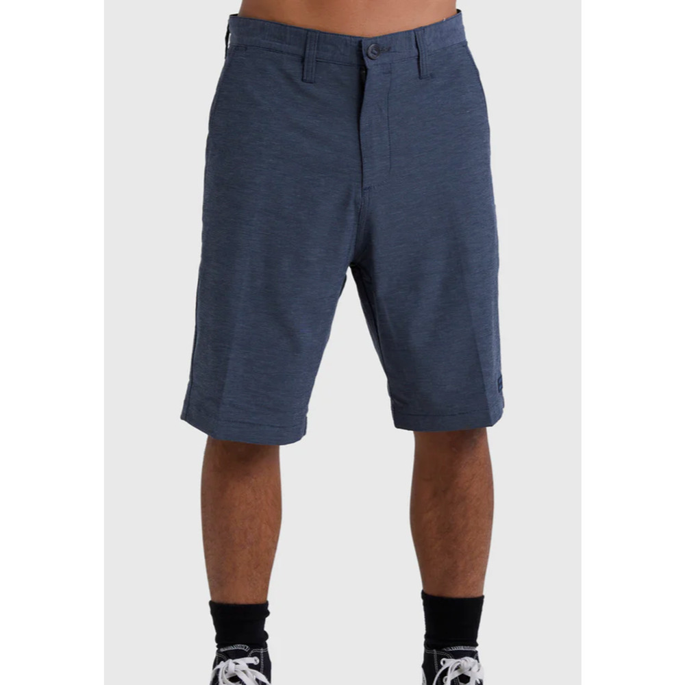 Billabong‎ Men's Submersible Crossfire Hybrid Shorts 23 Blue Stretch Quick Dry